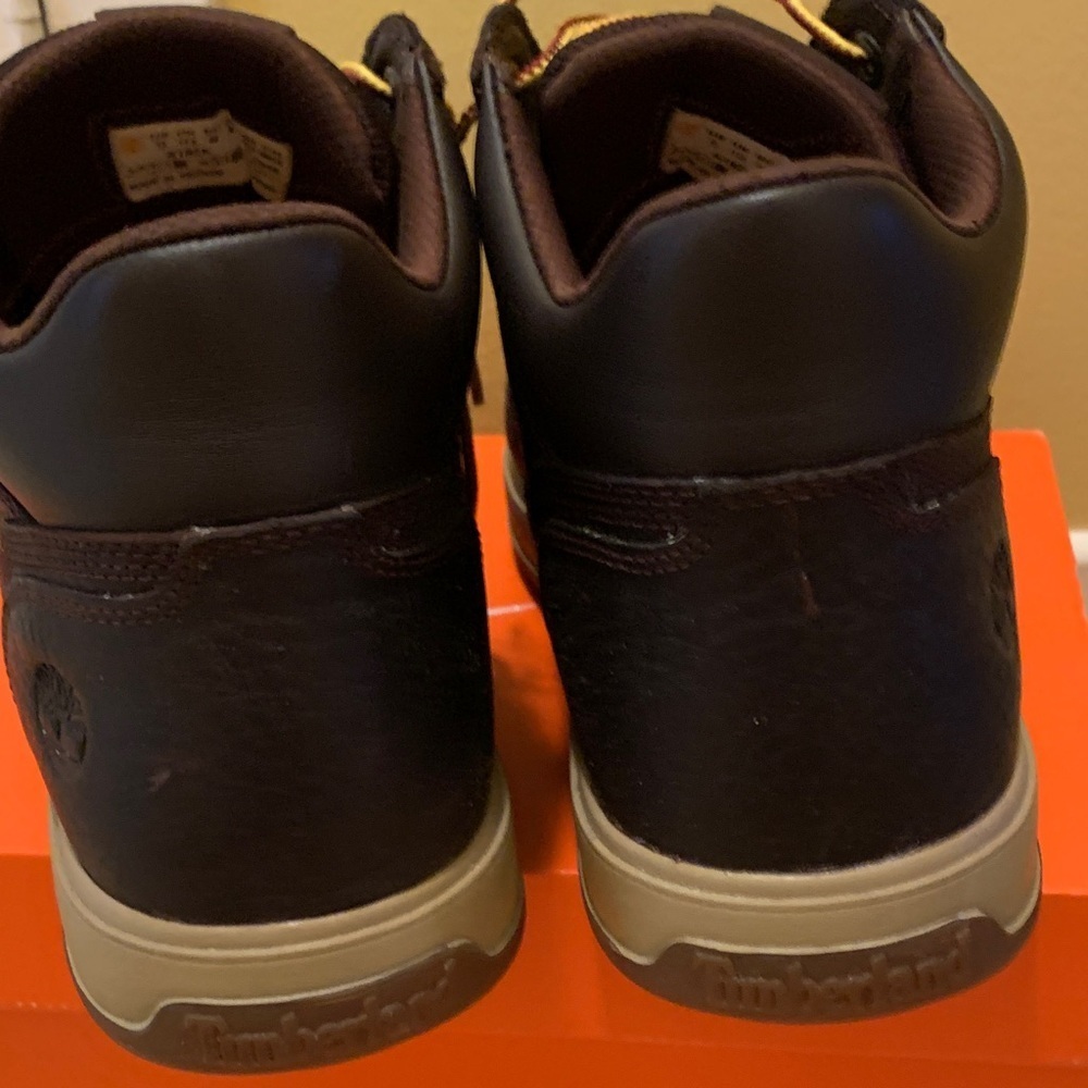 Timberland Men's Dark Brown Leather Sneakers - Picture 5 of 9
